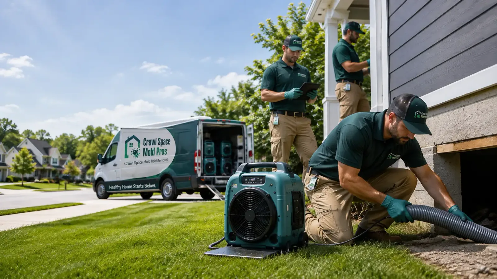 Crawl Space Mold Removal in Geneva, IA